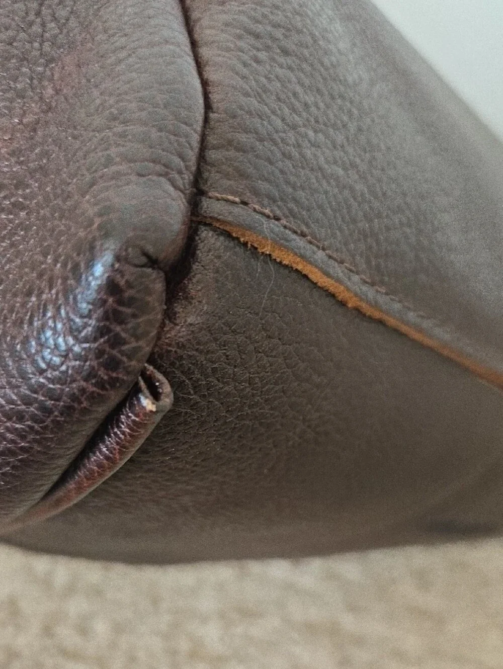Portland Leather Medium Verona-Coldbrew - Picture 7 of 16